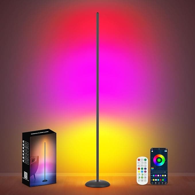 Vexinat Smart RGB LED Corner Floor Lamp