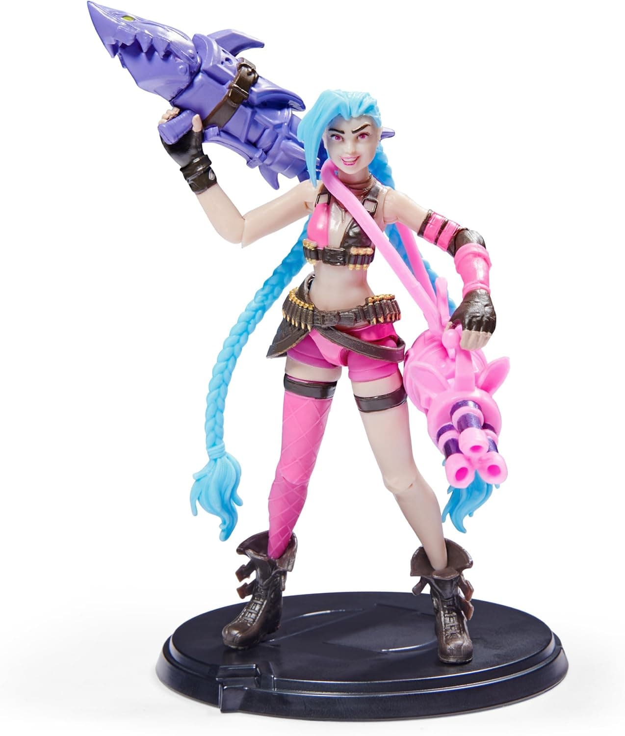 League of Legends Jinx 4-Inch Collectible Action Figure – The Champion Collection